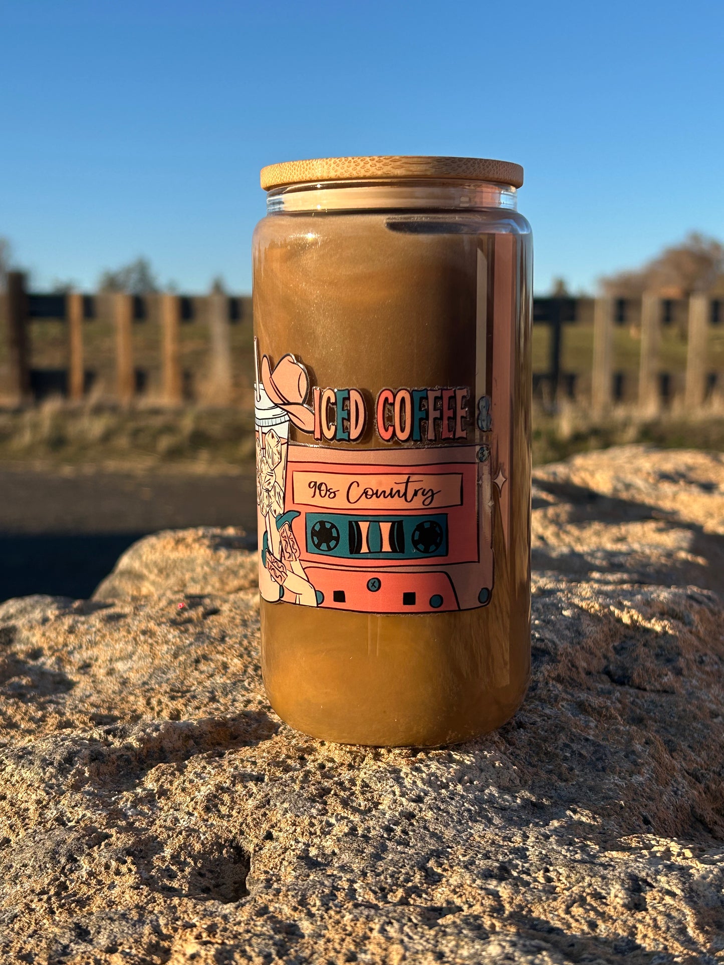 Iced Coffee in the 90’s Glass Can