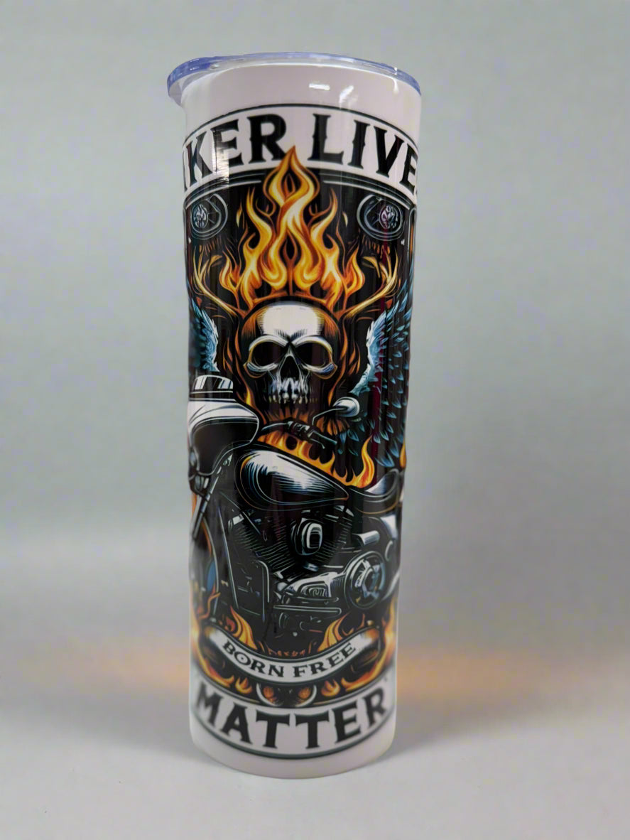20oz. Bikers Lives Matter Stainless Steel Tumbler