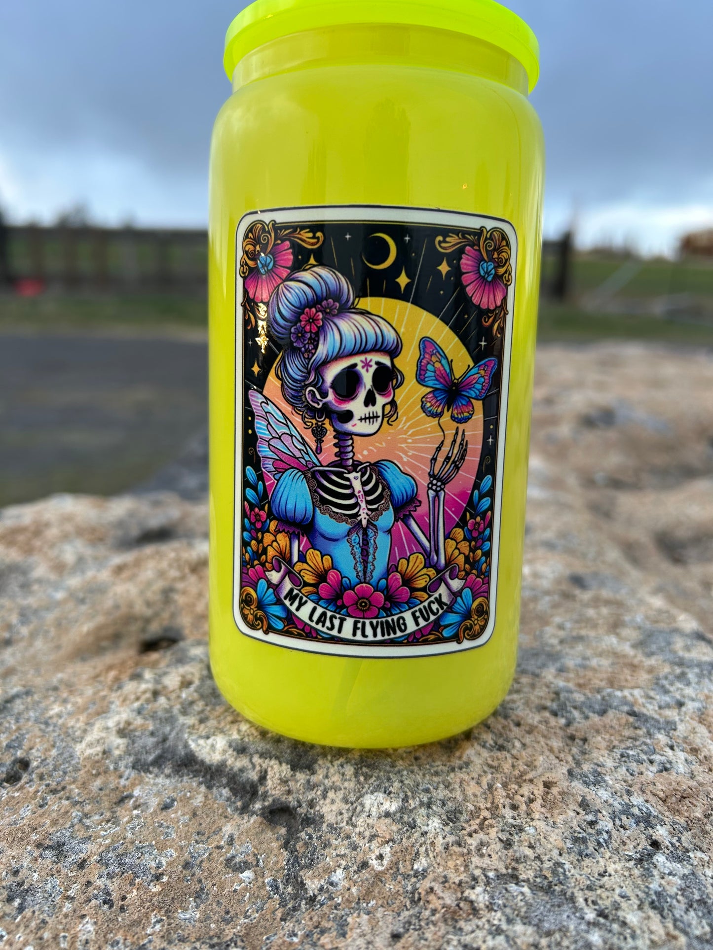 16oz Last Flying Fuck Glass Tumbler