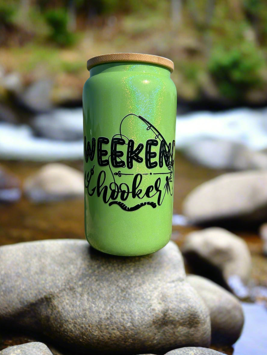 16oz Weekend Hooker Glass Can