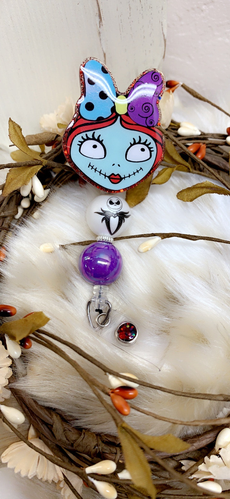 Nightmare Sally- Halloween Badge Reel – Sugarpea Design Co. by Stacy