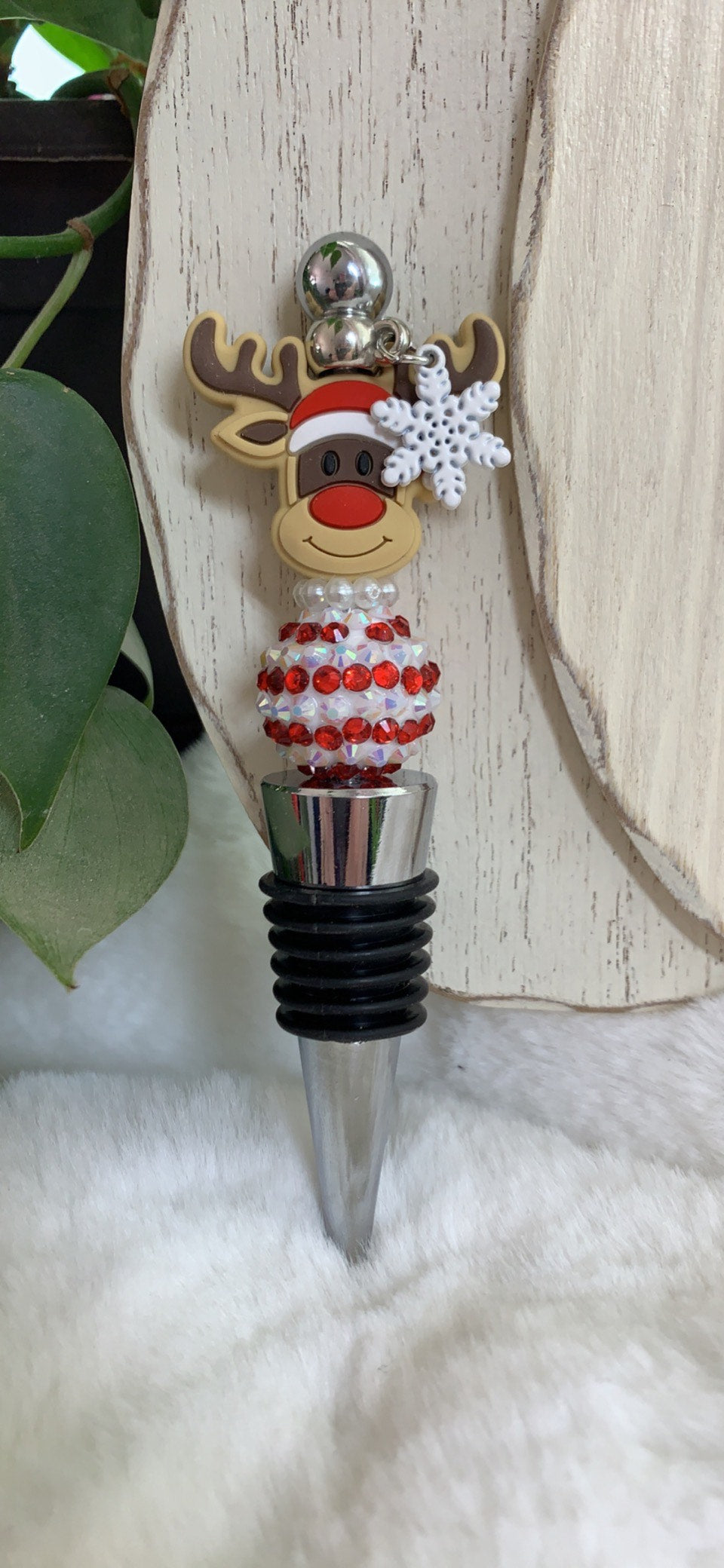 Rudolph Wine Bottle Stopper