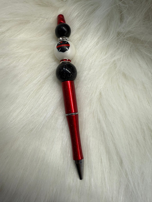 Thin Red Line Pen