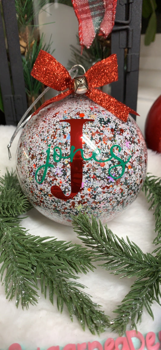 Jumbo Personalized Christmas Ornament