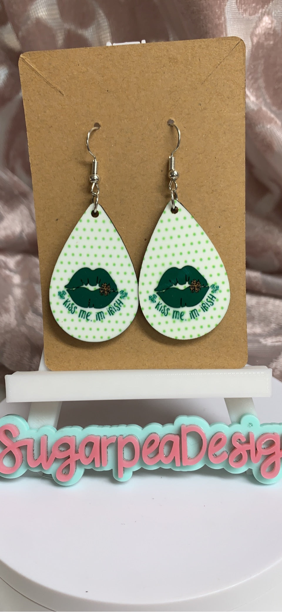 Kiss Me I'm Irish Earrings