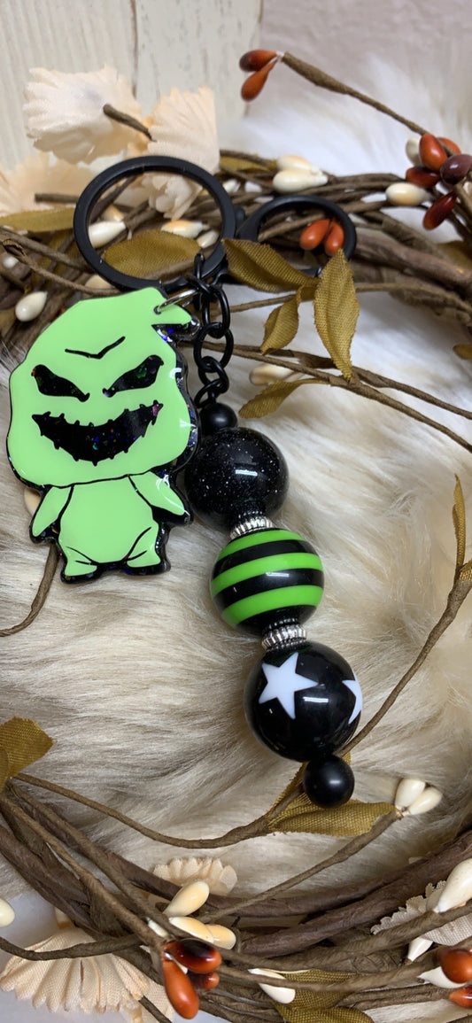 Glow in the Dark Oogey Boog- Halloween Keychain