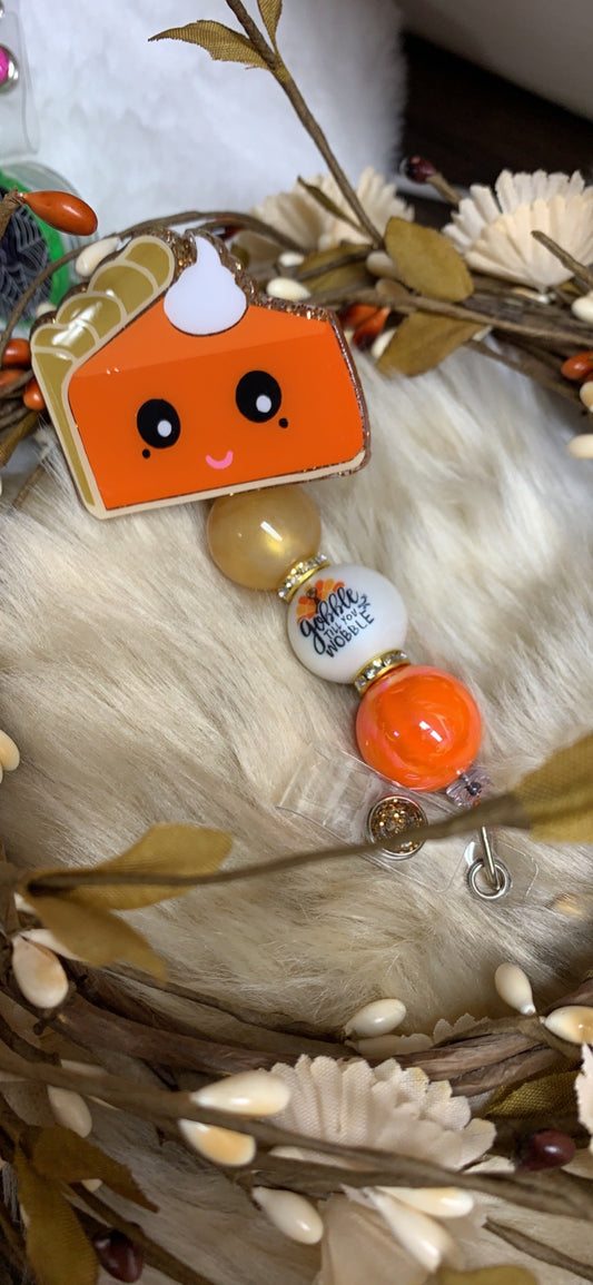 Cute Pumpkin Pie- Thanksgiving Badge Reel