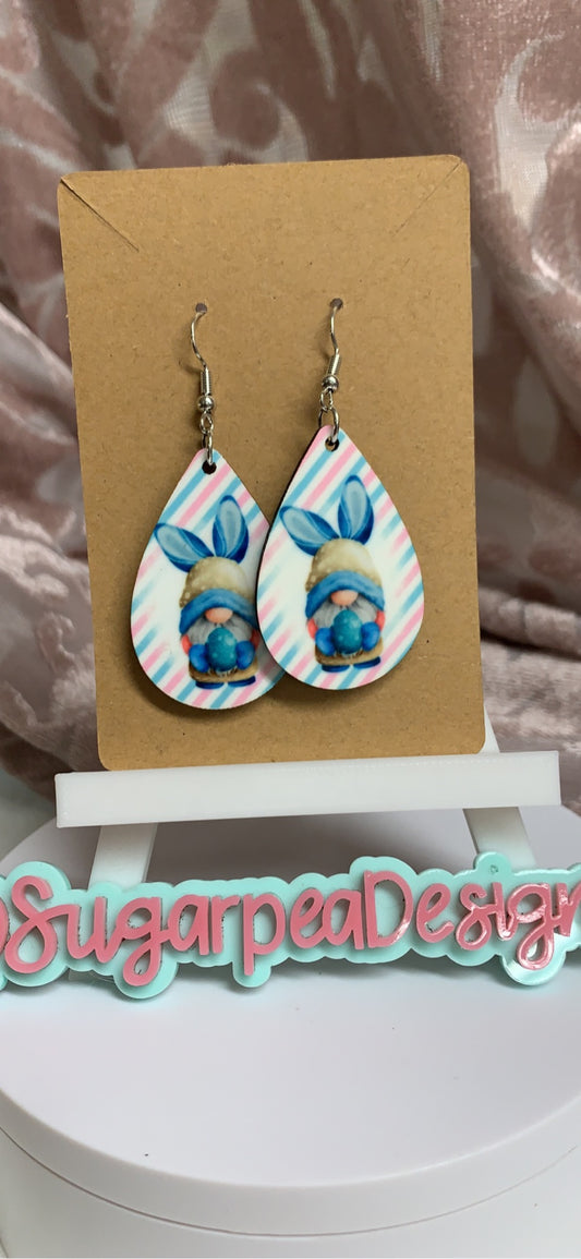 Easter Egg Gnome Earrings