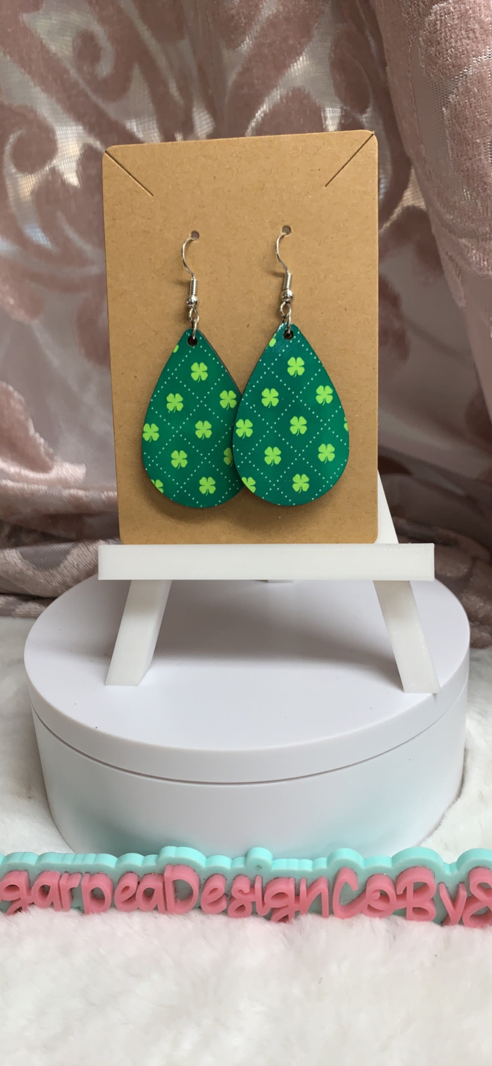 Green With Envy Shamrock Earrings